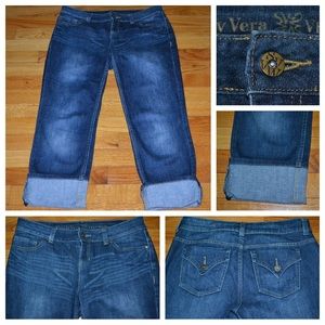 Women’s Vera Wang Simply Vera denim capris, size 4